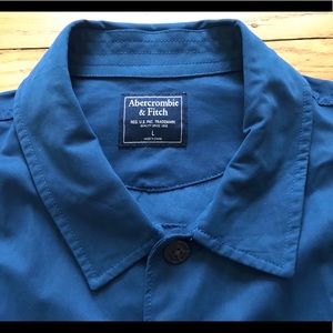 Abercrombie & Fitch Men’s Large Shirt Jacket BLUE